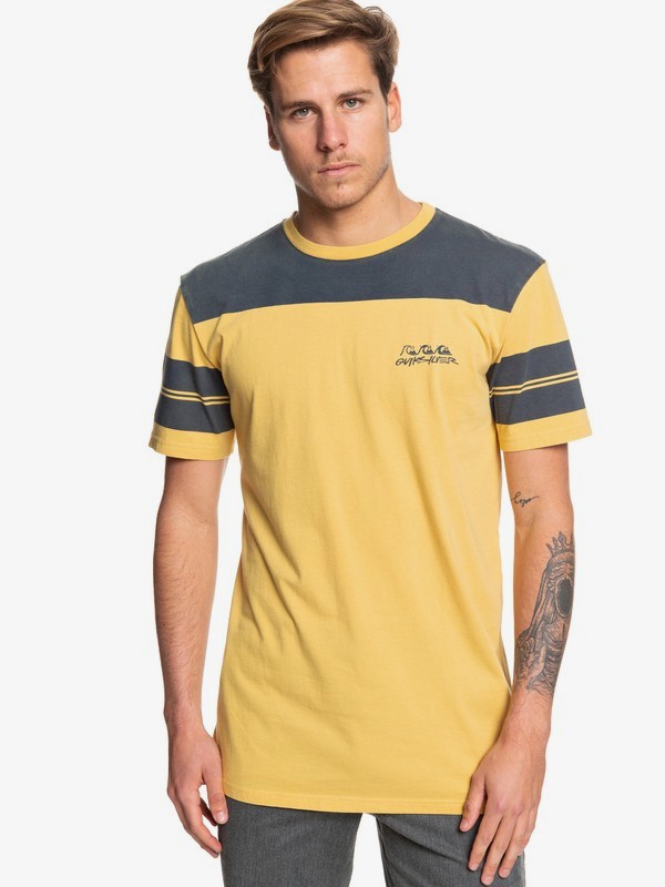 quiksilver, Wodonga Konga Tee, RATTAN (yhp0) 0 Wodonga Konga Tee Yellow EQYKT03881 Quiksilver