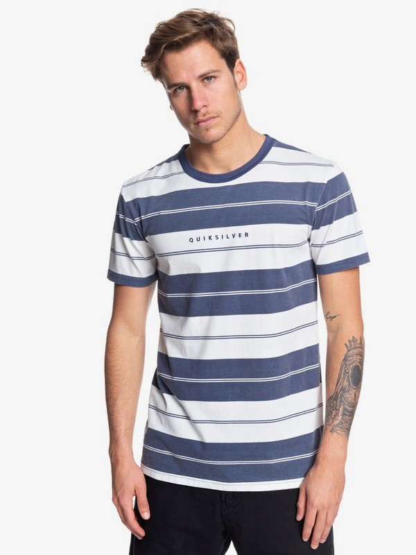 quiksilver, Infinite John Tee, BLUE NIGHT INFINITE JOHN (bst6) 0 Infinite John Tee Blue EQYKT03886 Quiksilver