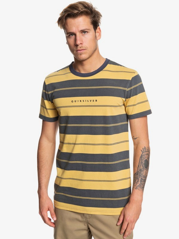 quiksilver, Infinite John Tee, RATTAN INFINITE JOHN (yhp6) 0 Infinite John Tee Yellow EQYKT03886 Quiksilver