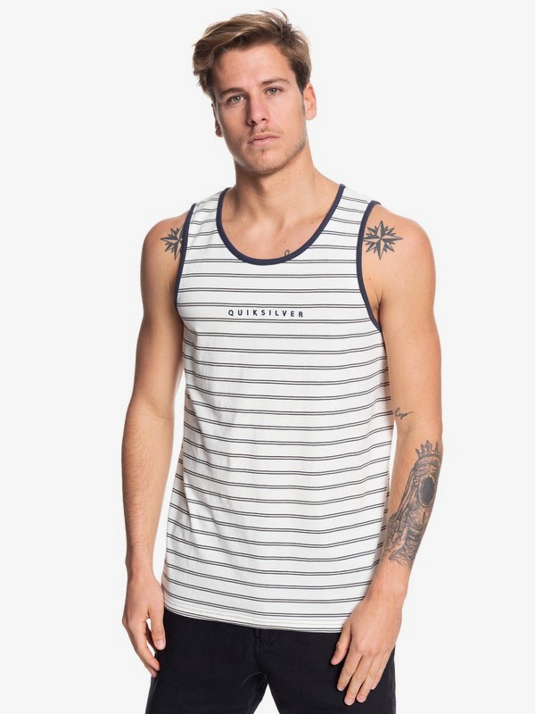 quiksilver, Infinite John Tank, GARDENIA INFINITE JOHN TANK (wby6) 0 Infinite John Tank White EQYKT03887 Quiksilver