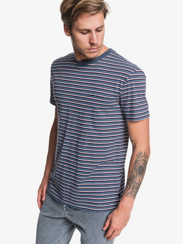 quiksilver, Shred That Tee, BLUE NIGHT SHERD THAT (bst3) 0 Shred That Tee Blue EQYKT03909 Quiksilver