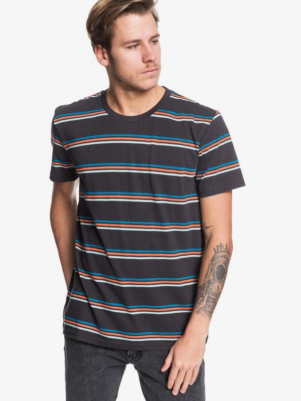 quiksilver, Coreky Tee, TARMAC CALIFORNIA STRIPE (kta3) 0 Coreky Tee Black EQYKT03920 Quiksilver