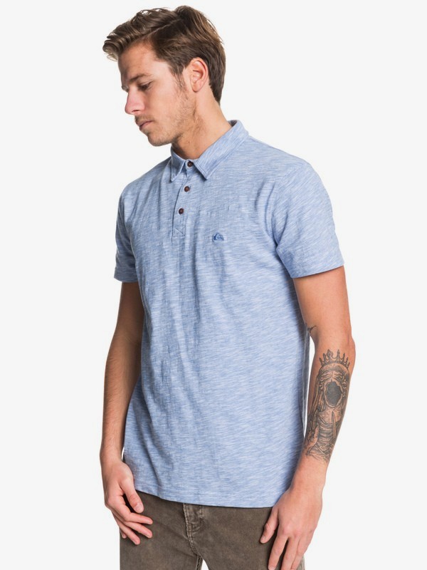 quiksilver, Everyday Sun Cruise Short Sleeve Polo Shirt, QUIET HARBOR (blm0) 0 Everyday Sun Cruise Short Sleeve Polo Shirt Blue EQYKT03921 Quiksilver