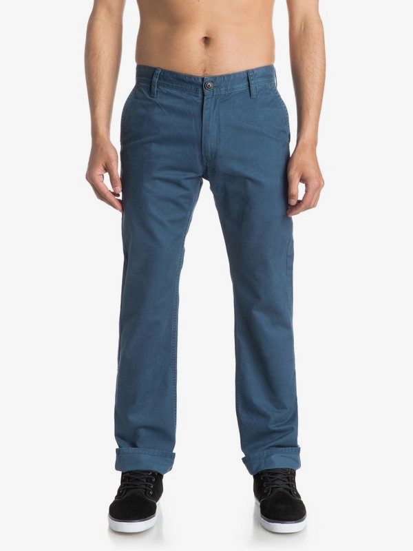 quiksilver, Everyday - Chinos, DARK DENIM (brq0) 0 Everyday - Chinos Blau EQYNP03093 Quiksilver