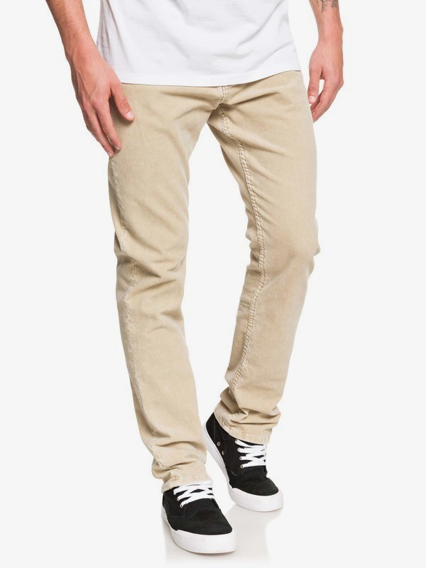 quiksilver, Kracker Straight Fit Corduroy Pants, PLAGE (ckk0) 0 Kracker Straight Fit Corduroy Pants Brown EQYNP03129 Quiksilver