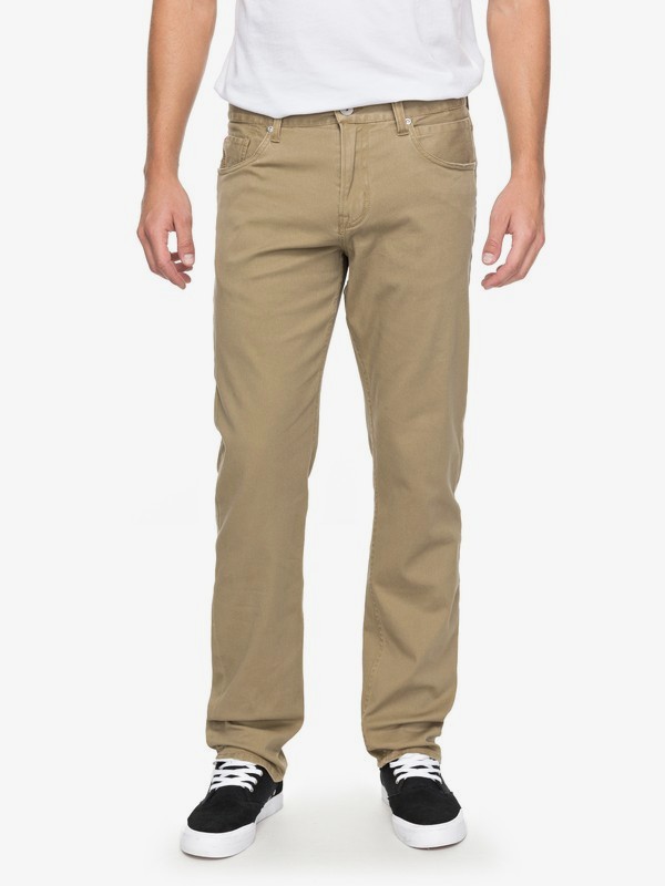quiksilver, Брюки-чинос SHD 5 Pockets, ELMWOOD (tmp0) 0 Брюки-чинос SHD 5 Pockets Бежевый EQYNP03144 Quiksilver