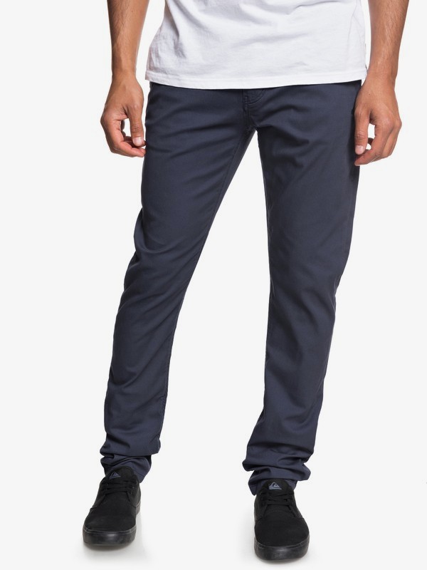 quiksilver, Брюки-чинос Krandy, BLUE NIGHTS (btk0) 0 Брюки-чинос Krandy Синий EQYNP03149 Quiksilver