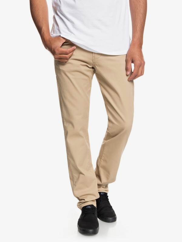 quiksilver, Krandy - Pantalon straight pour Homme, PLAGE (ckk0) 0 Krandy - Pantalon straight pour Homme Marron EQYNP03151 Quiksilver