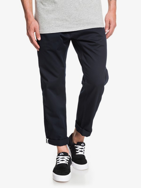 quiksilver, Disaray Chinos, SKY CAPTAIN (kye0) 0 Disaray Chinos Black EQYNP03161 Quiksilver