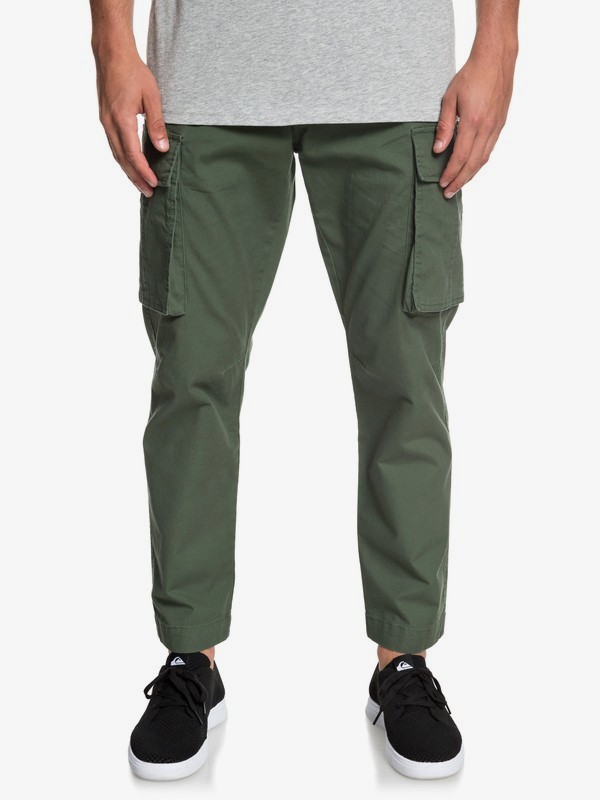 quiksilver, Брюки-карго Free Mantle, THYME (cqy0) 0 Брюки-карго Free Mantle Коричневый EQYNP03164 Quiksilver