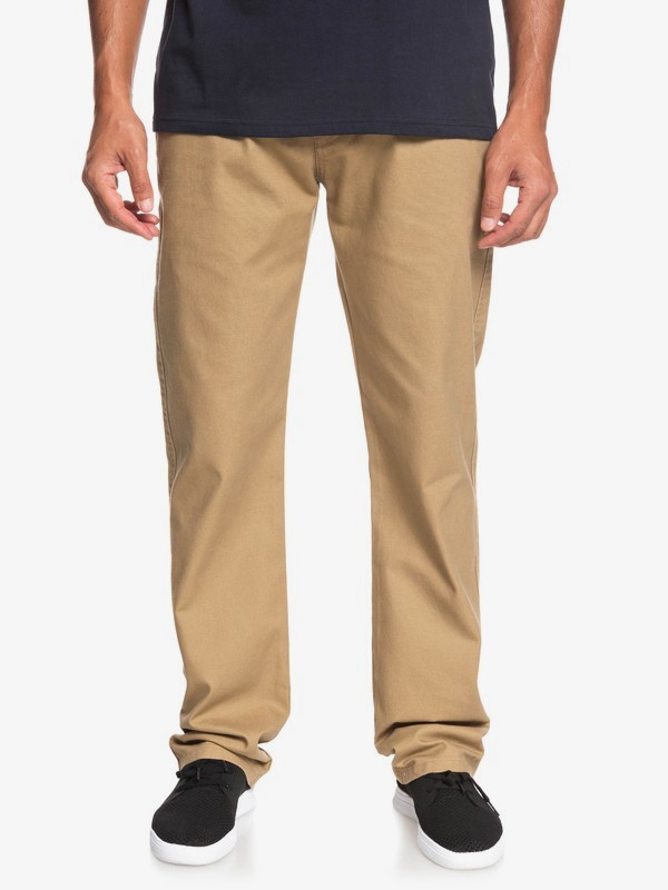 quiksilver, Gastelu - Chinos for Men, KHAKI (clm0) 0 Gastelu - Chinos for Men Brown EQYNP03167 Quiksilver