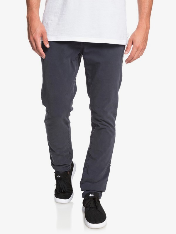 quiksilver, Узкие брюки-чинос Krandy, BLUE NIGHTS (bst0) 0 Узкие брюки-чинос Krandy Синий EQYNP03169 Quiksilver