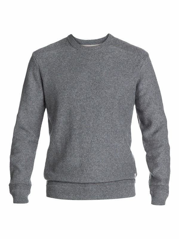 quiksilver, The Knit Crew, MEDIUM GREY HEATHER (kpwh) 0 The Knit Crew EQYSW03025 Quiksilver