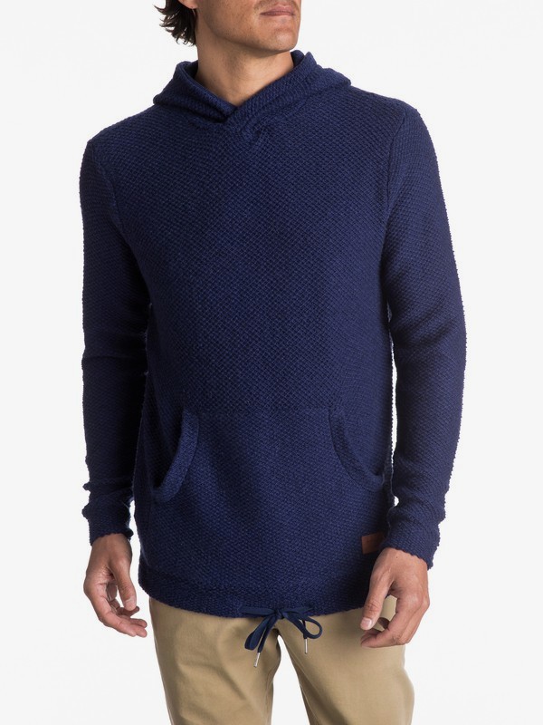 quiksilver, Lupao - Pull à capuche pour Homme, MEDIEVAL BLUE (bte0) 0 Lupao - Pull à capuche pour Homme Bleu EQYSW03187 Quiksilver