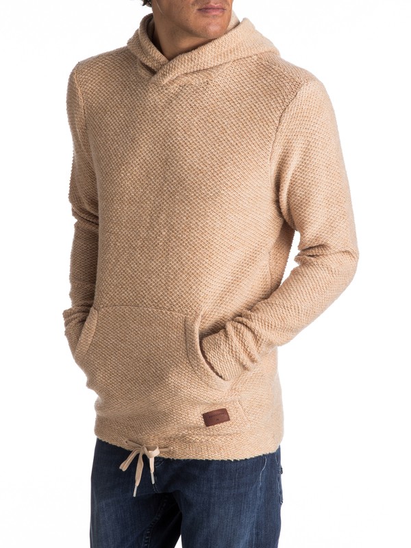 quiksilver, Lupao - Pull à capuche pour Homme, SESAME (thp0) 0 Lupao - Pull à capuche pour Homme Beige EQYSW03187 Quiksilver