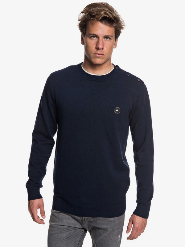 quiksilver, Джемпер Shadow Marin, NAVY BLAZER (byj0) 0 Джемпер Shadow Marin Синий EQYSW03228 Quiksilver