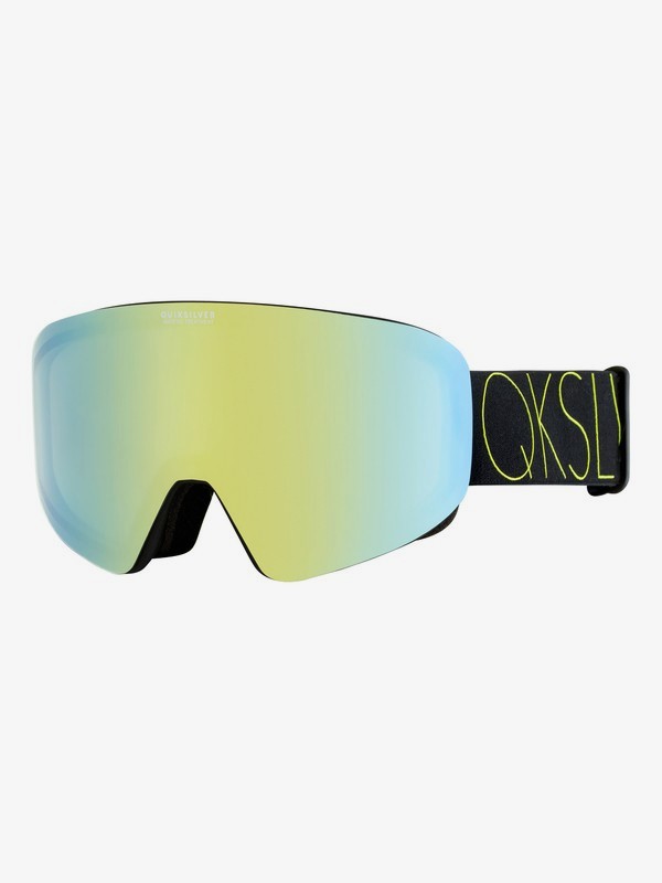 quiksilver, QS RC - Máscara para esquí/snowboard para Hombre, LIME GREEN (gkc0) 0 QS RC - Máscara para esquí/snowboard para Hombre Verde EQYTG03053 Quiksilver