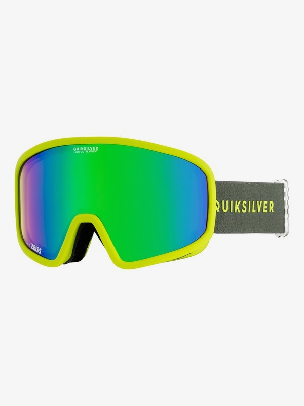 quiksilver, Browdy - Máscara para esquí/snowboard para Hombre, LIME GREEN (gkc0) 0 Browdy - Máscara para esquí/snowboard para Hombre Verde EQYTG03054 Quiksilver