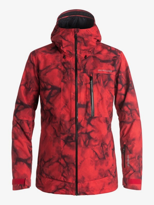 quiksilver, Impact Printed 2L GORE-TEX - Snow Jacket, HIGHDYE RED (rqr6) 0 Impact Printed 2L GORE-TEX - Snow Jacket EQYTJ03090 Quiksilver
