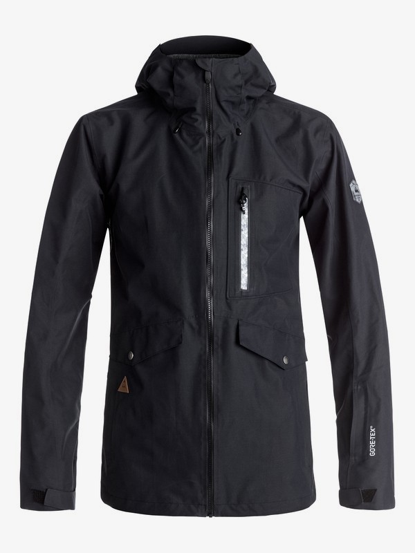 quiksilver, Black Alder 2L GORE-TEX® - Veste de snow pour Homme, BLACK (kvj0) 0 Black Alder 2L GORE-TEX® - Veste de snow pour Homme EQYTJ03113 Quiksilver