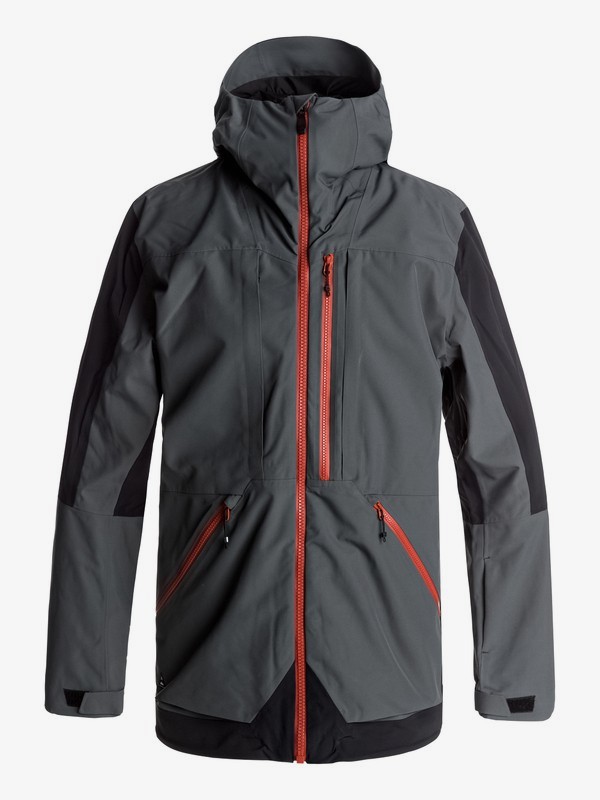 quiksilver, TR Stretch Snow Jacket, DARK SHADOW (krp0) 0 TR Stretch Snow Jacket EQYTJ03114 Quiksilver