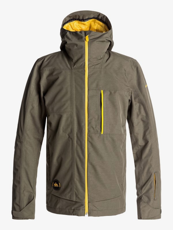 quiksilver, Sycamore - Chaqueta Para Nieve para Hombre, GRAPE LEAF (cre0) 0 Sycamore - Chaqueta Para Nieve para Hombre Marron EQYTJ03120 Quiksilver