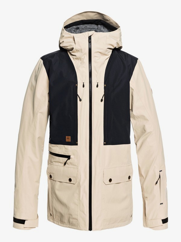 quiksilver, Black Alder 2L GORE-TEX® - Veste de snow style parka pour Homme, MOJAVE DESERT (tgl0) 0 Black Alder 2L GORE-TEX® - Veste de snow style parka pour Homme Beige EQYTJ03169 Quiksilver