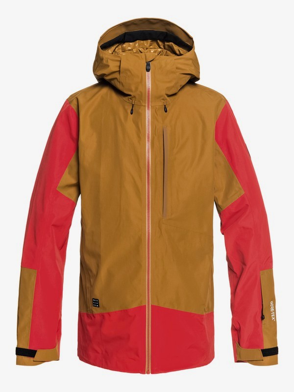 quiksilver, Forever 2L GORE-TEX® - Shell Snow Jacket for Men, GOLDEN BROWN (cpd0) 0 Forever 2L GORE-TEX® - Shell Snow Jacket for Men Brown EQYTJ03170 Quiksilver