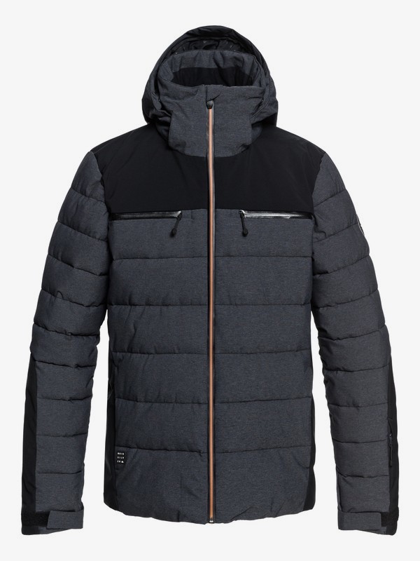 quiksilver, The Edge - Veste de snow matelassée pour Homme, BLACK (kvj0) 0 The Edge - Veste de snow matelassée pour Homme Noir EQYTJ03174 Quiksilver