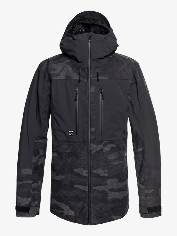 quiksilver, Fjord Snow Jacket, PHANTOM (kta0) 0 Fjord Snow Jacket EQYTJ03175 Quiksilver