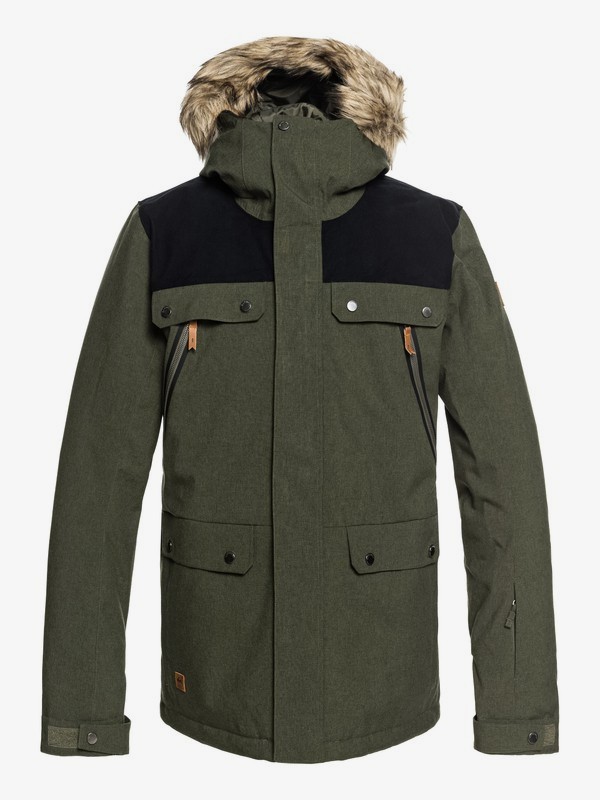quiksilver, Selector - Veste de snow pour Homme, GRAPE LEAF (cre0) 0 Selector - Veste de snow pour Homme Marron EQYTJ03178 Quiksilver
