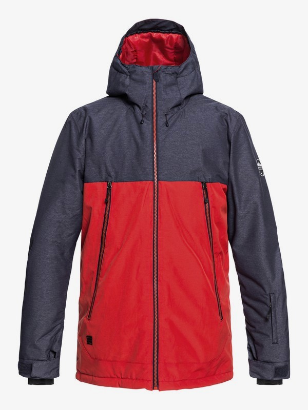 quiksilver, Sierra - Snow Jacket for Men, FLAME (rpz0) 0 Sierra - Snow Jacket for Men Red EQYTJ03181 Quiksilver
