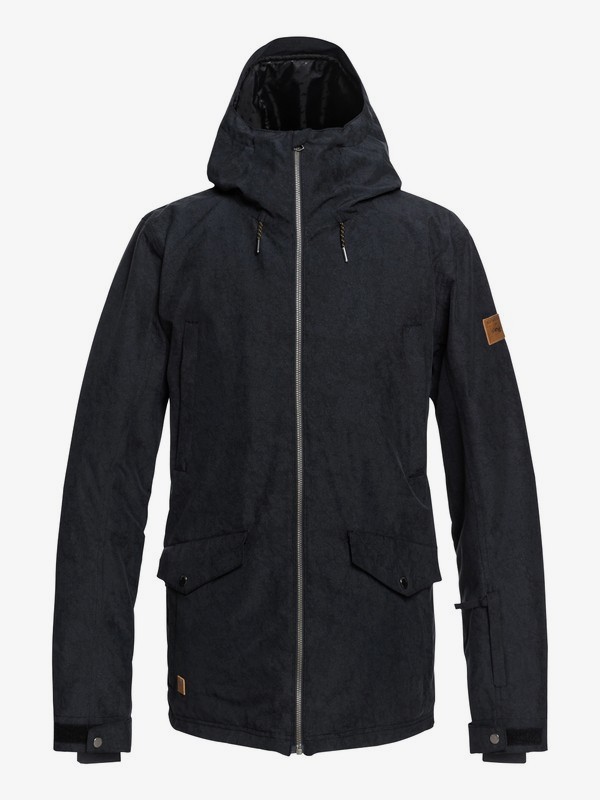 quiksilver, Drift - Parka Snow Jacket for Men, BLACK (kvj0) 0 Drift - Parka Snow Jacket for Men Black EQYTJ03182 Quiksilver