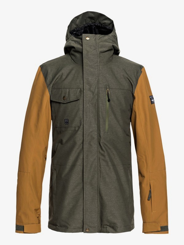 quiksilver, Mission 3in1 Shell Snow Jacket, GRAPE LEAF (cre0) 0 Mission 3in1 Shell Snow Jacket Brown EQYTJ03184 Quiksilver