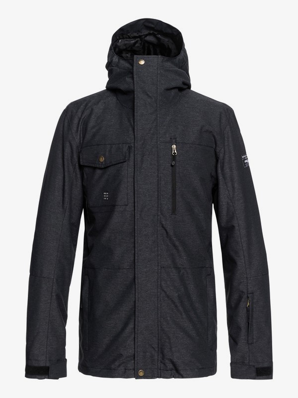 quiksilver, Mission 3in1 Shell Snow Jacket, BLACK (kvj0) 0 Mission 3in1 Shell Snow Jacket Black EQYTJ03184 Quiksilver