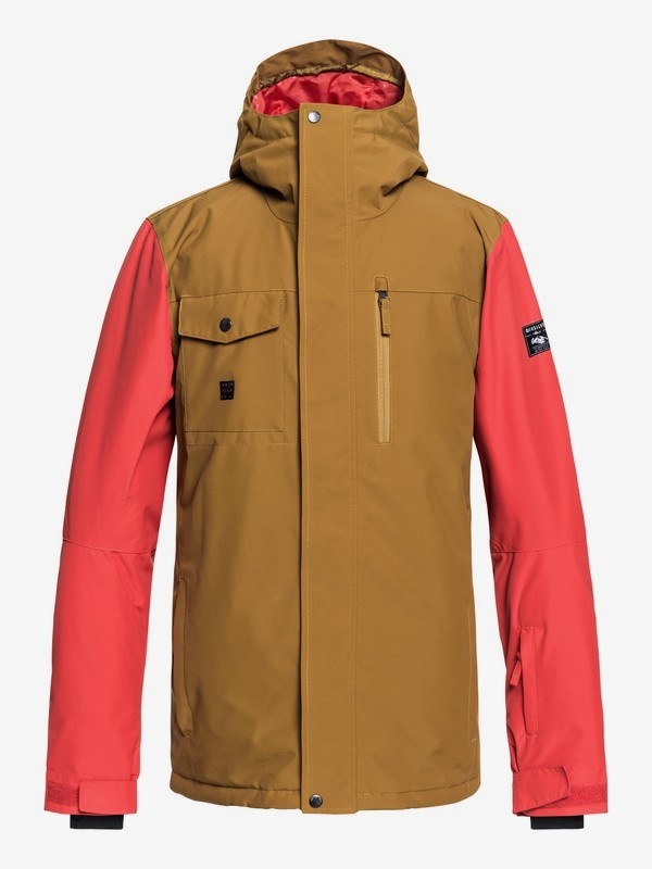 quiksilver, Mission - Veste de snow pour Homme, GOLDEN BROWN (cpd0) 0 Mission - Veste de snow pour Homme Marron EQYTJ03185 Quiksilver