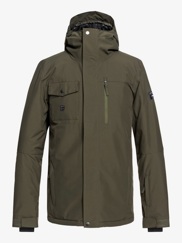 quiksilver, Mission Snow Jacket, GRAPE LEAF (cre0) 0 Mission Snow Jacket Brown EQYTJ03185 Quiksilver