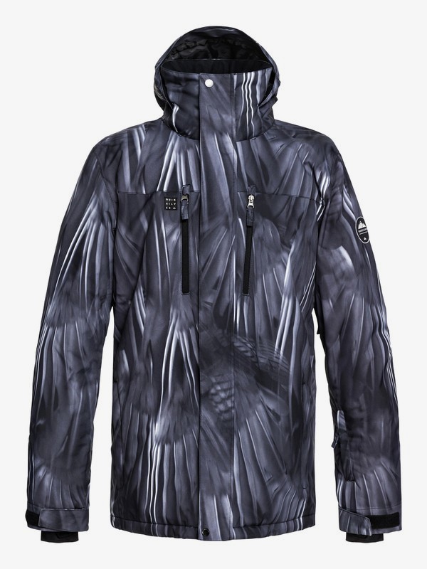 quiksilver, Mission Snow Jacket, BLACK_STELLAR (kvj7) 0 Mission Snow Jacket Black EQYTJ03186 Quiksilver
