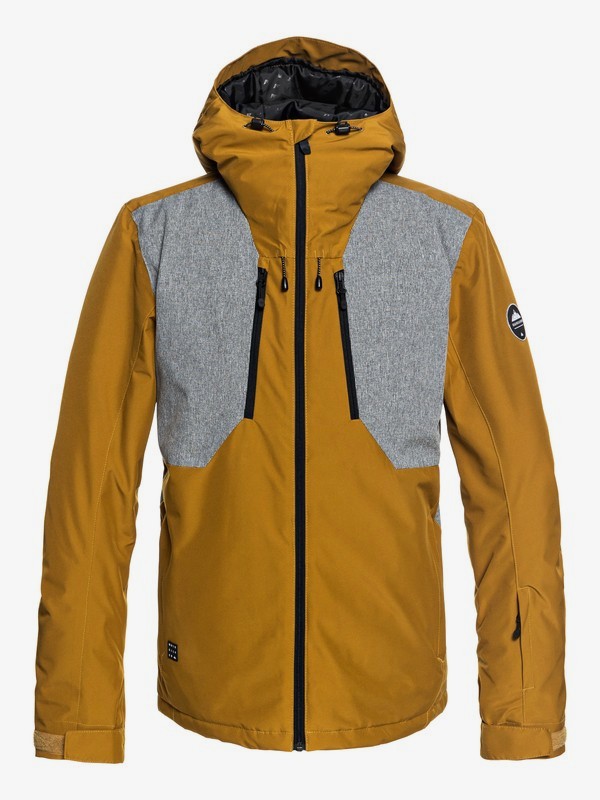 quiksilver, Mission Plus - Veste de snow pour Homme, GOLDEN BROWN (cpd0) 0 Mission Plus - Veste de snow pour Homme Marron EQYTJ03189 Quiksilver