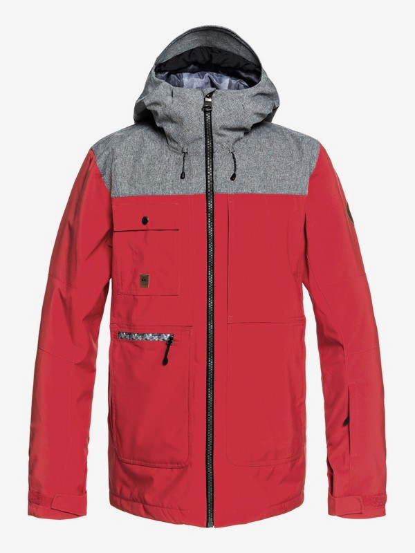 quiksilver, Arrow Wood - Snow Jacket for Men, FLAME (rpz0) 0 Arrow Wood - Snow Jacket for Men Red EQYTJ03191 Quiksilver