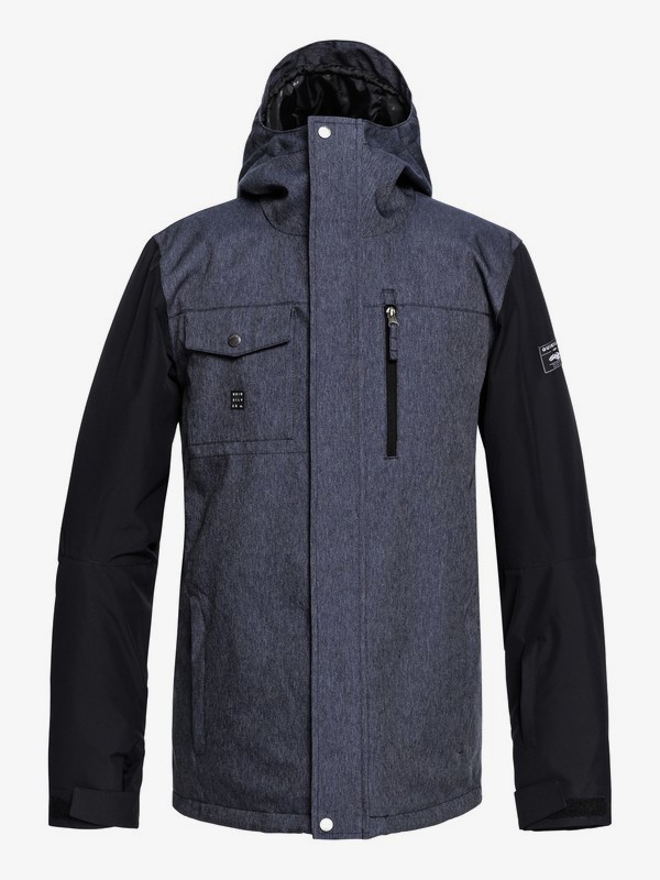 quiksilver, Mission - Veste de snow pour Homme, DRESS BLUES (btk0) 0 Mission - Veste de snow pour Homme Bleu EQYTJ03193 Quiksilver