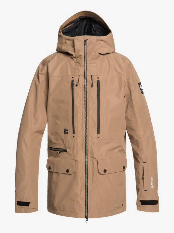 quiksilver, Black Alder 2L GORE-TEX® - Snow Jacket, OTTER (cnq0) 0 Black Alder 2L GORE-TEX® - Snow Jacket Brown EQYTJ03207 Quiksilver