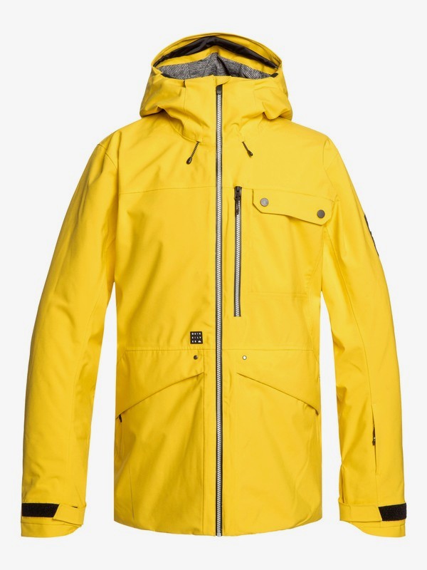 quiksilver, Snow SpinDye® - Snow Jacket, SULPHUR (gjc0) 0 Snow SpinDye® - Snow Jacket Green EQYTJ03211 Quiksilver