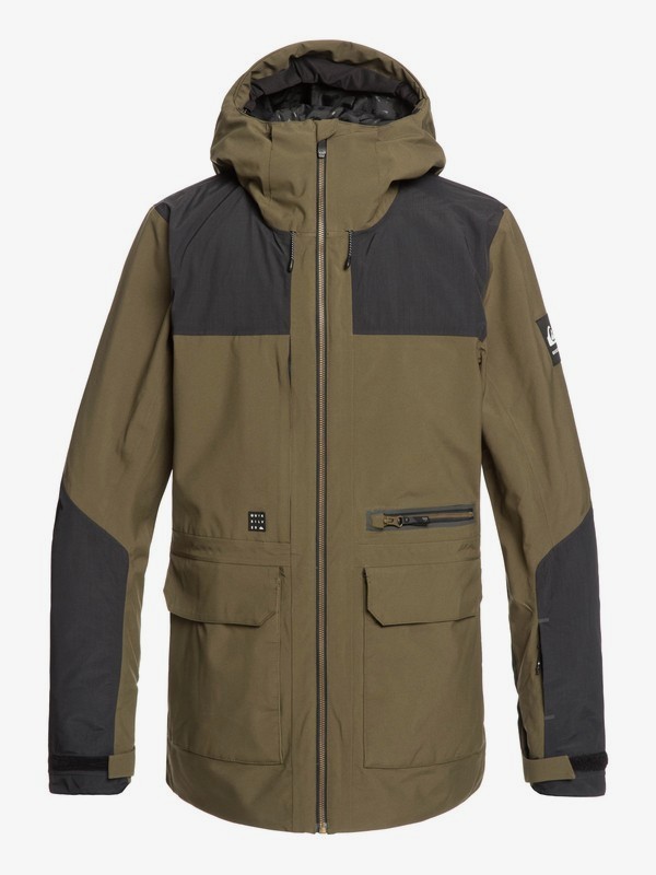 quiksilver, Arrow Wood Snow Jacket, GRAPE LEAF (cre0) 0 Arrow Wood Snow Jacket Brown EQYTJ03212 Quiksilver