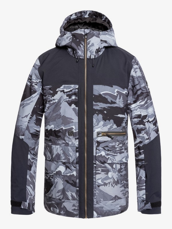 quiksilver, Arrow Wood Snow Jacket, BLACK SNOWSCENE (kvm8) 0 Arrow Wood Snow Jacket Black EQYTJ03212 Quiksilver