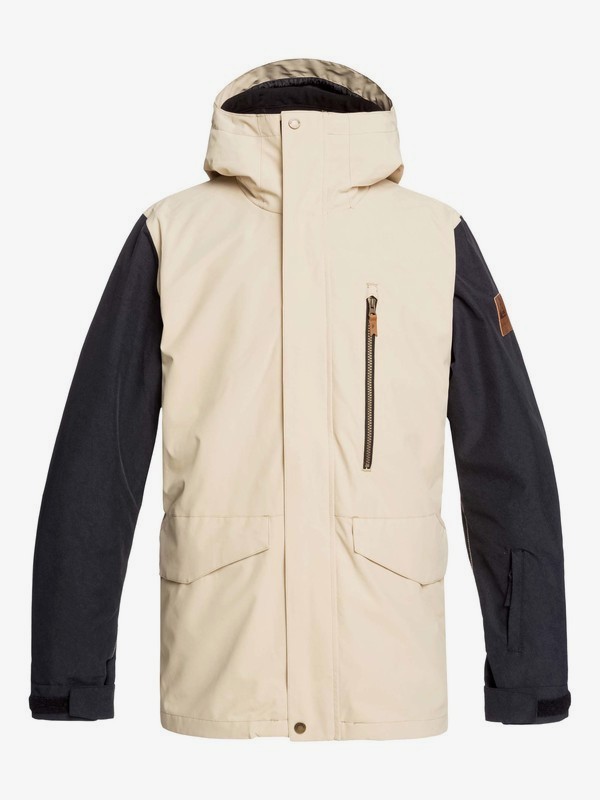 quiksilver, Mission 3-in-1 Snow Jacket, MOJAVE (tgl0) 0 Mission 3-in-1 Snow Jacket Beige EQYTJ03219 Quiksilver
