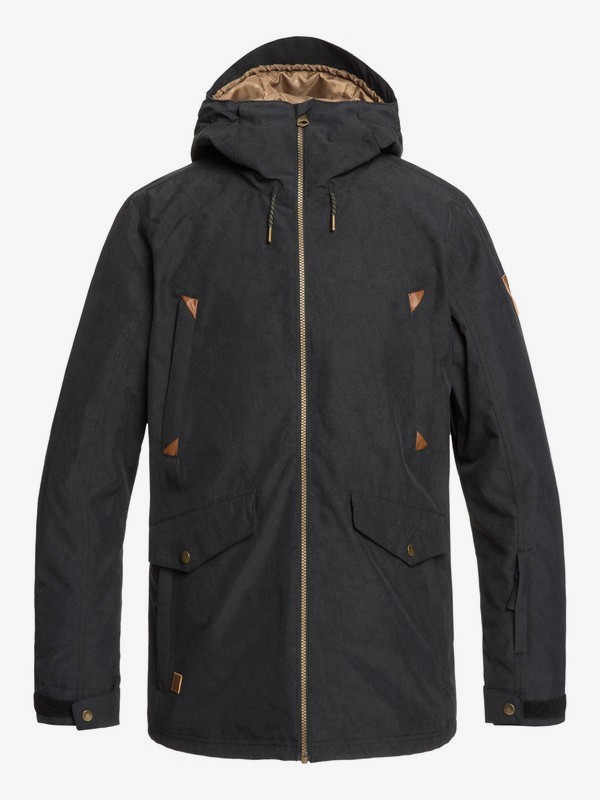 quiksilver, Drift Snow Jacket, BLACK (kvj0) 0 Drift Snow Jacket Black EQYTJ03228 Quiksilver