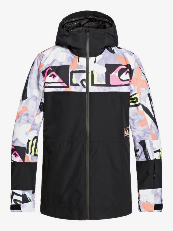 quiksilver, Sycamore Anniversary Snow Jacket, BLACK WARPAINT (kvm1) 0 Sycamore Anniversary Snow Jacket Black EQYTJ03249 Quiksilver