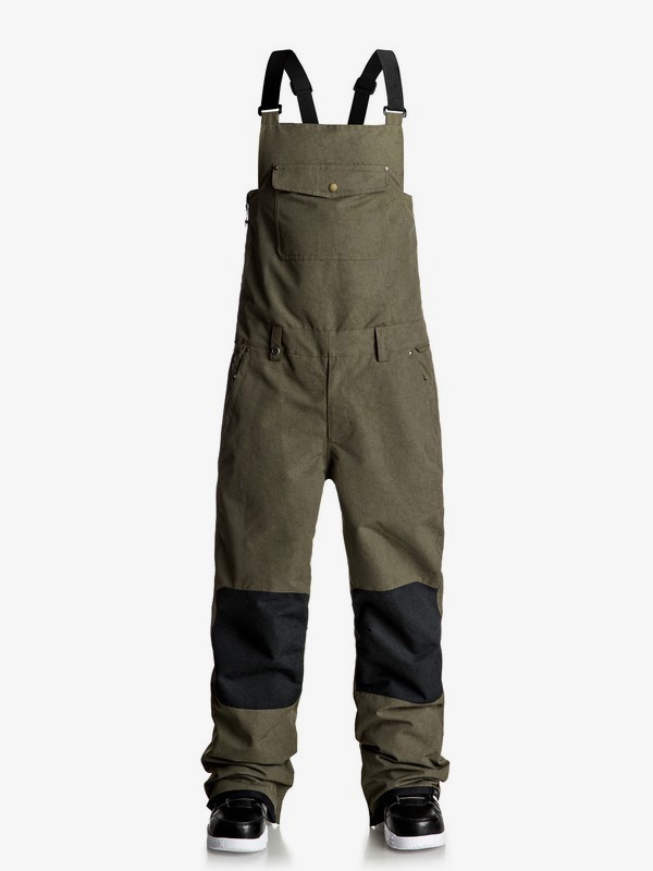 quiksilver, Found Bib Snow Pants, GRAPE LEAF (cre0) 0 Found Bib Snow Pants EQYTP03066 Quiksilver