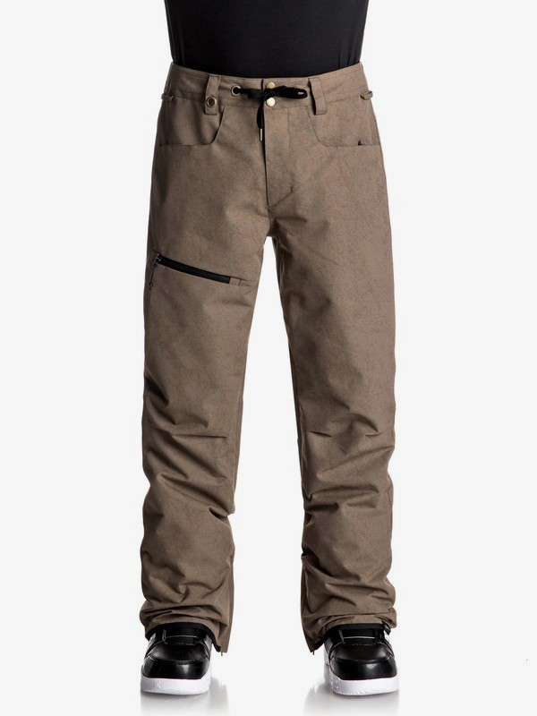 quiksilver, Forest Oak Snow Pants, CUB (cpv0) 0 Forest Oak Snow Pants EQYTP03067 Quiksilver